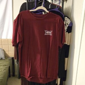 Vans Burgundy Logo Tee